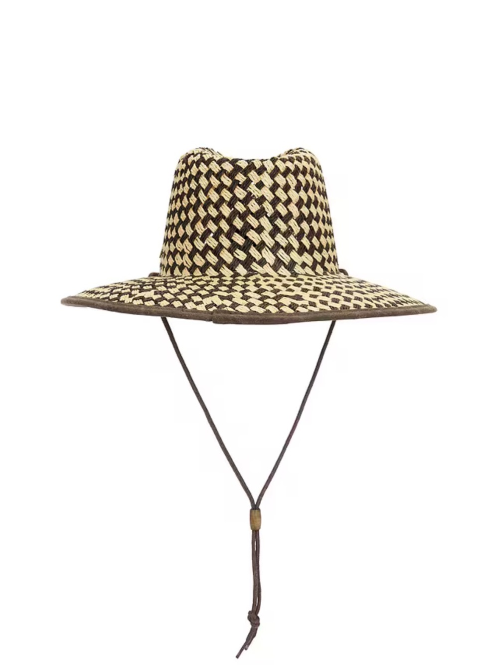 NEW BALDIZ women's hat in brown/tan with tie